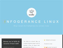 Tablet Screenshot of infogerance-linux.net